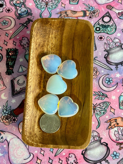 Opalite Heart Crystal* Crystals * Witchcraft * Wiccan * Pagan * Altar Decoration * Spiritual Gift * Witch