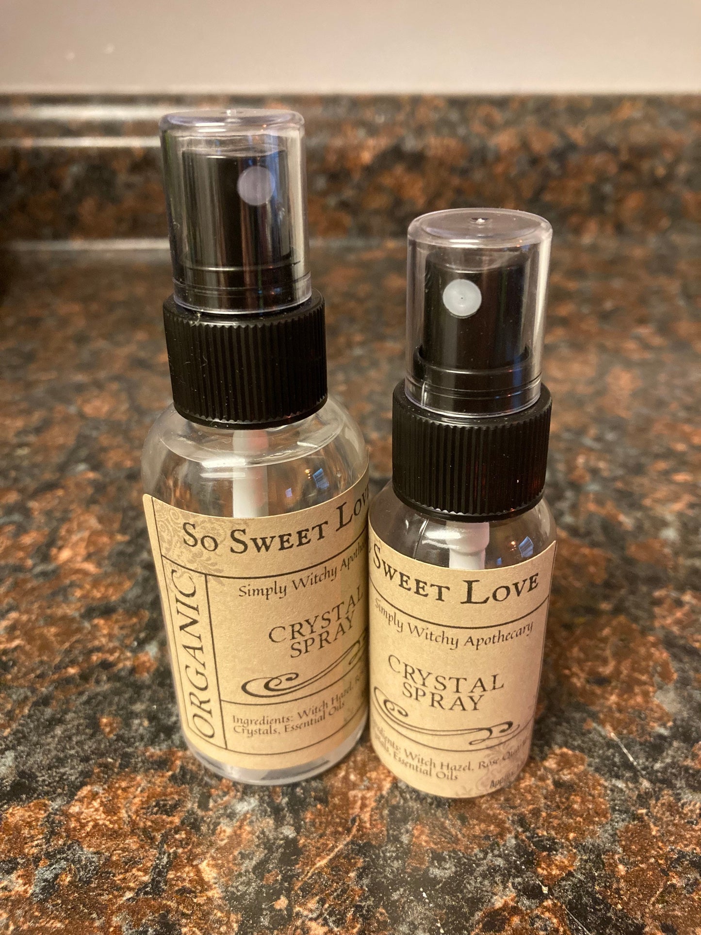 Crystal Spray * Love Spray * Bring Love into Your Life * Self Love Crystal Spray