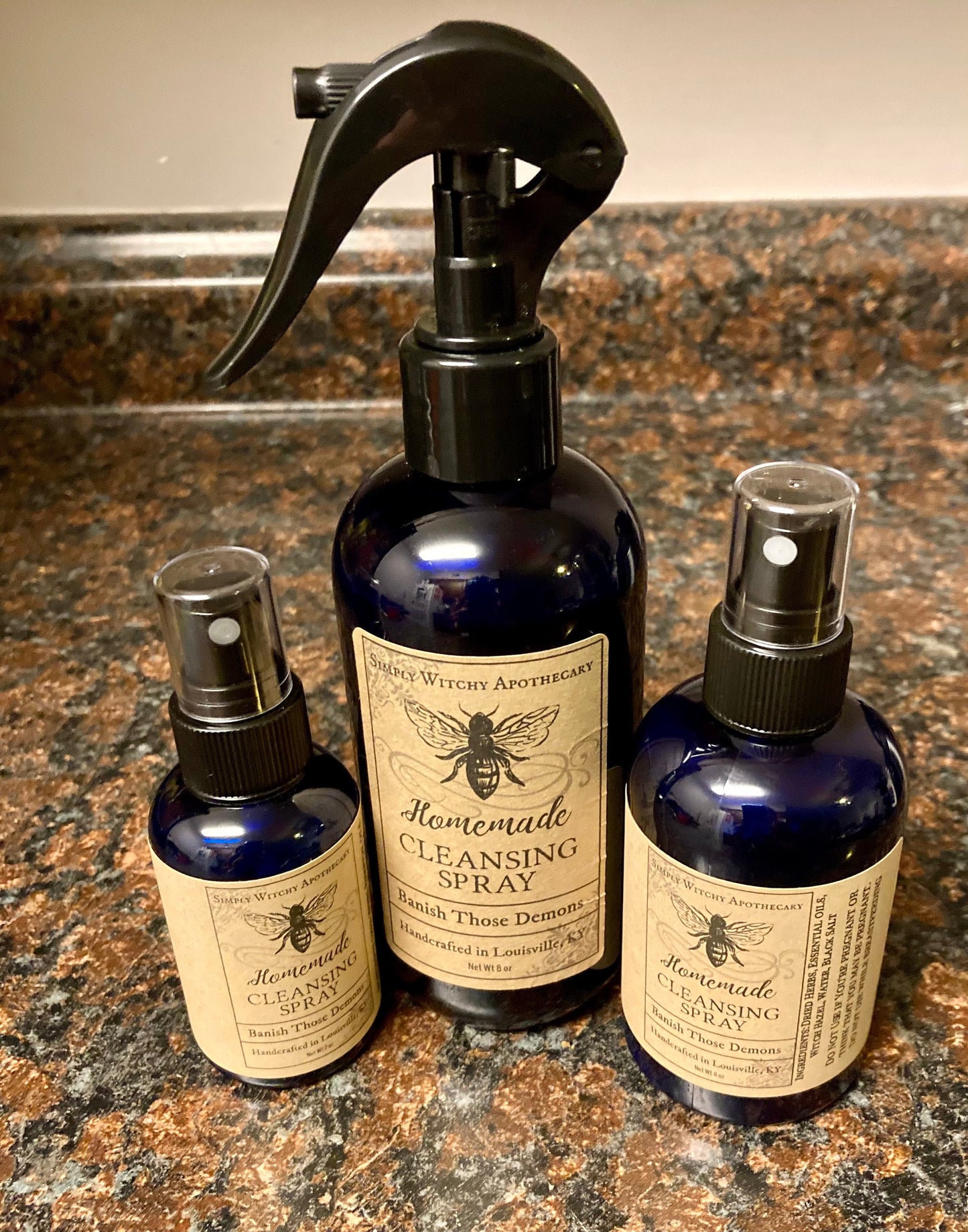Cleansing Spray* Banish Those Demons * Protection Spray * 8 Ounces
