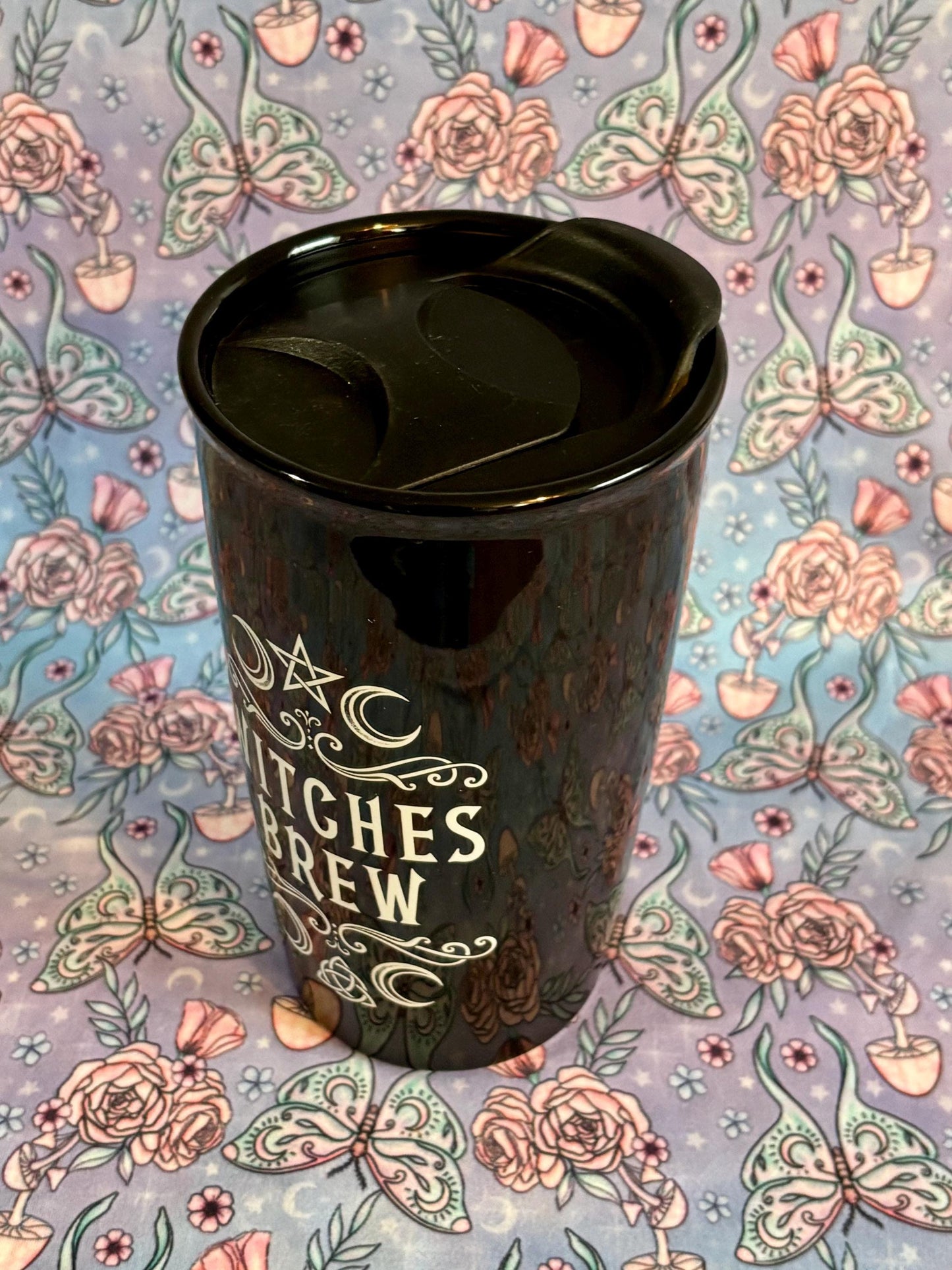 Cute Ceramic Travel Mug ~ Witches Coffee Cup ~ Witches Coffee Mug ~ Witches Tea Mug ~ Witches Tea Cup ~ Witches Drinkware ~ Travel Mug