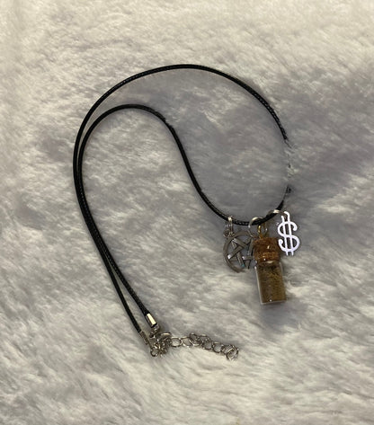 Money Drawing Spell Necklace