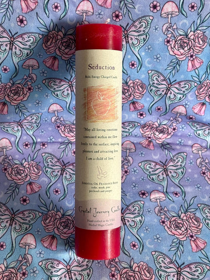Seduction Ritual Candle, Seduction Spell Candle, Love Spell Candle, Lust Spell Candle, Spell Candles, Wiccan, Witchcraft