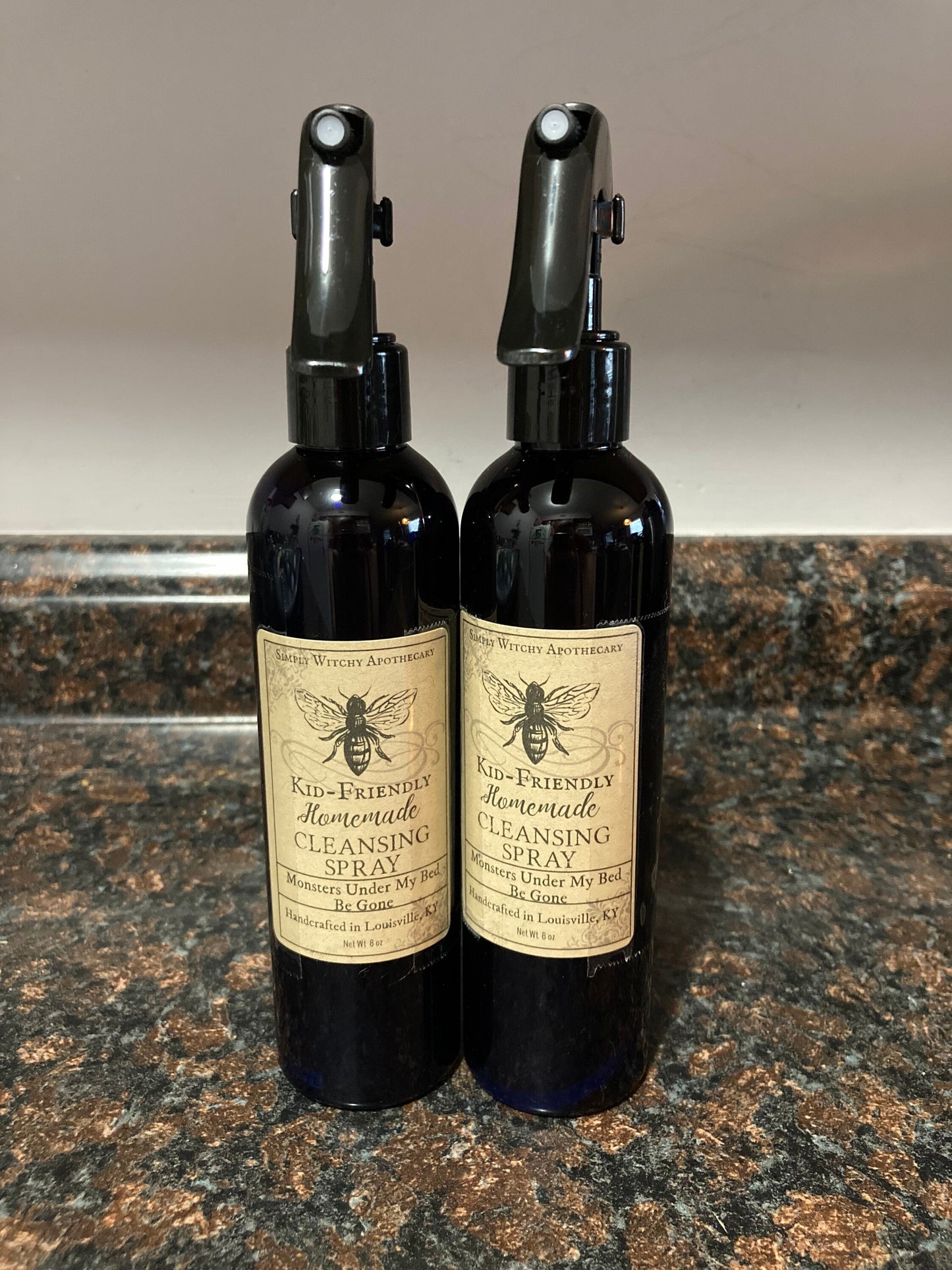 Kid Friendly * Cleansing Spray* Monsters Under My Bed Be Gone * Protection Spray * 8 Ounces