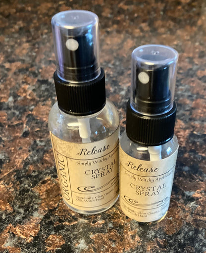 Crystal Spray * Release Spray * Release The Blocks * Release Crystal Spray