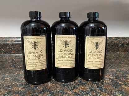 Cleansing Spray * Banish Those Demons * Protection Solution for Walls and Floors * 16 Ounces