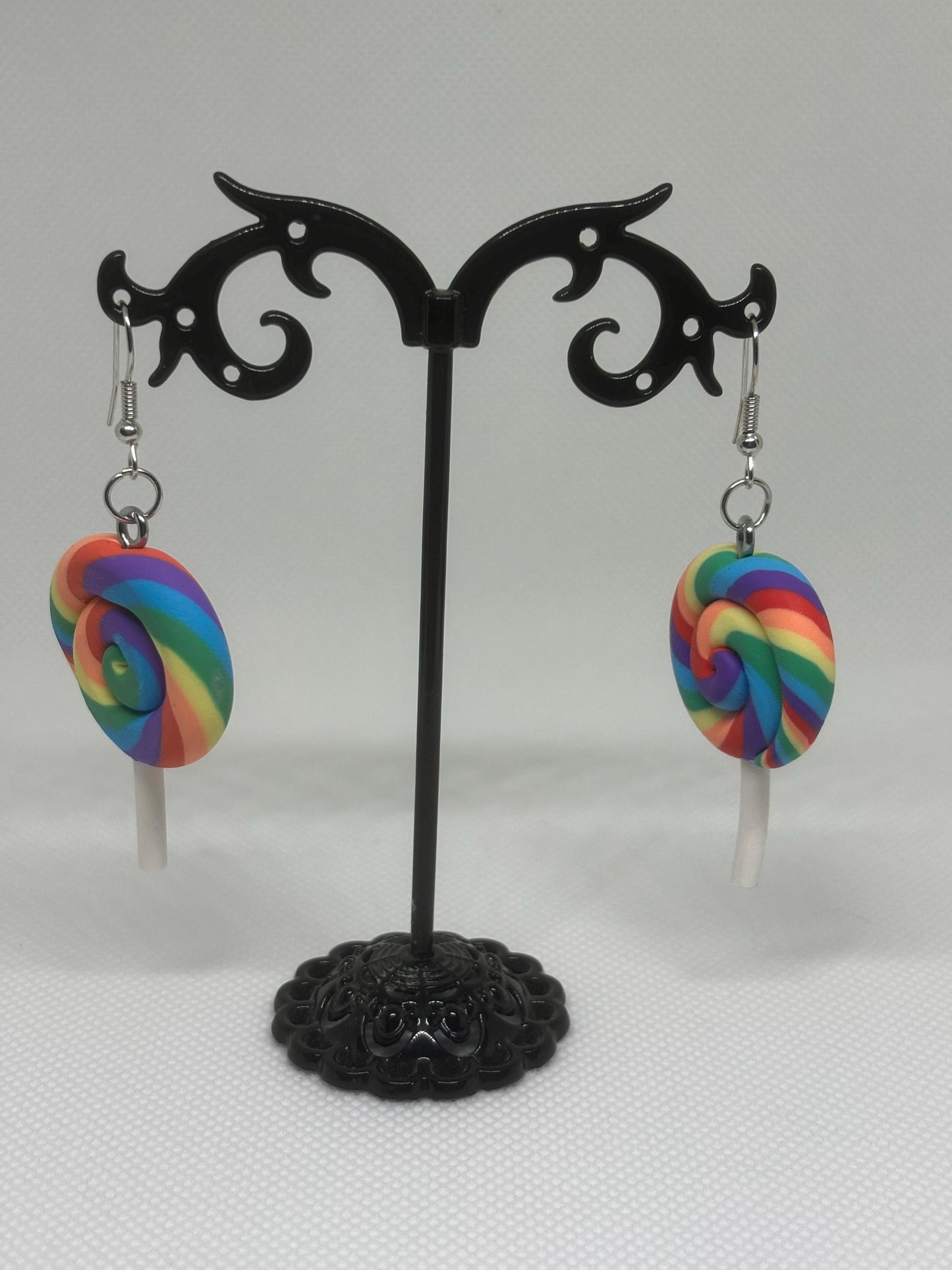 Pride Earrings * Candy Earrings * Lollipop  Earrings * Tarot Card Earrings * Rainbow Earrings * Dangle Earrings *Rainbow Swirl Earring