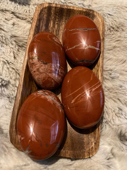 Red Jasper Palm Stone* Crystals * Witchcraft * Wiccan * Pagan * Altar Decoration * Spiritual Gift * Witch