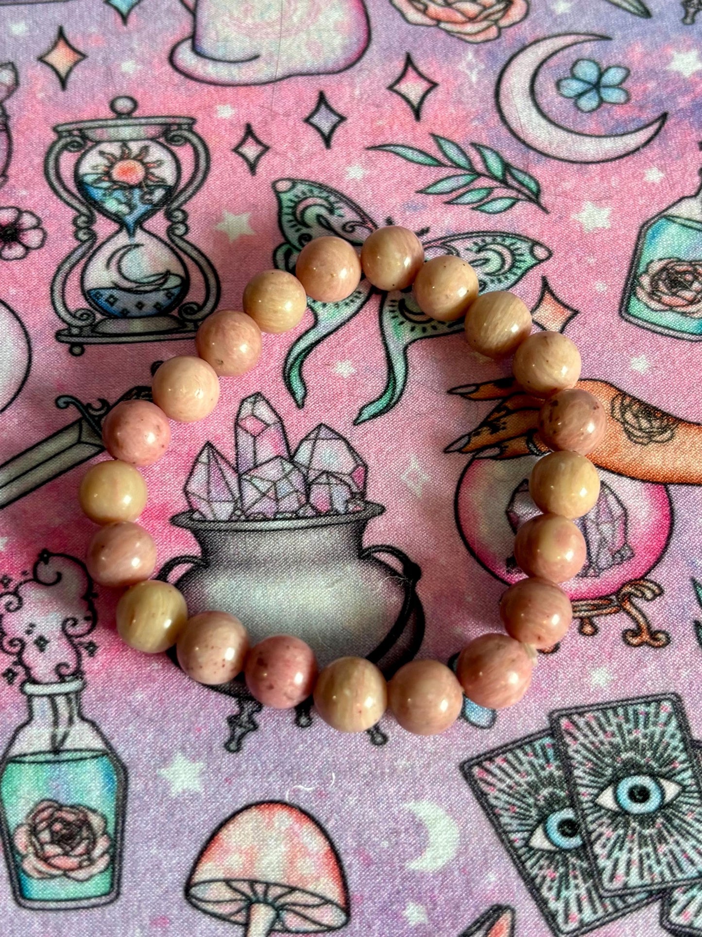 Fashion Beaded Bracelet, Stretch Bracelet, Crystals Bracelet, Charmed Bracelet, Boho Jewelry, Gift for Her