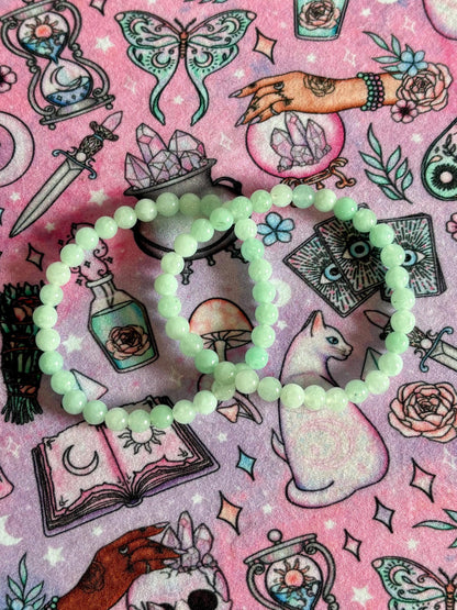 Fashion Beaded Bracelet, Stretch Bracelet, Crystals Bracelet, Charmed Bracelet, Boho Jewelry, Gift for Her