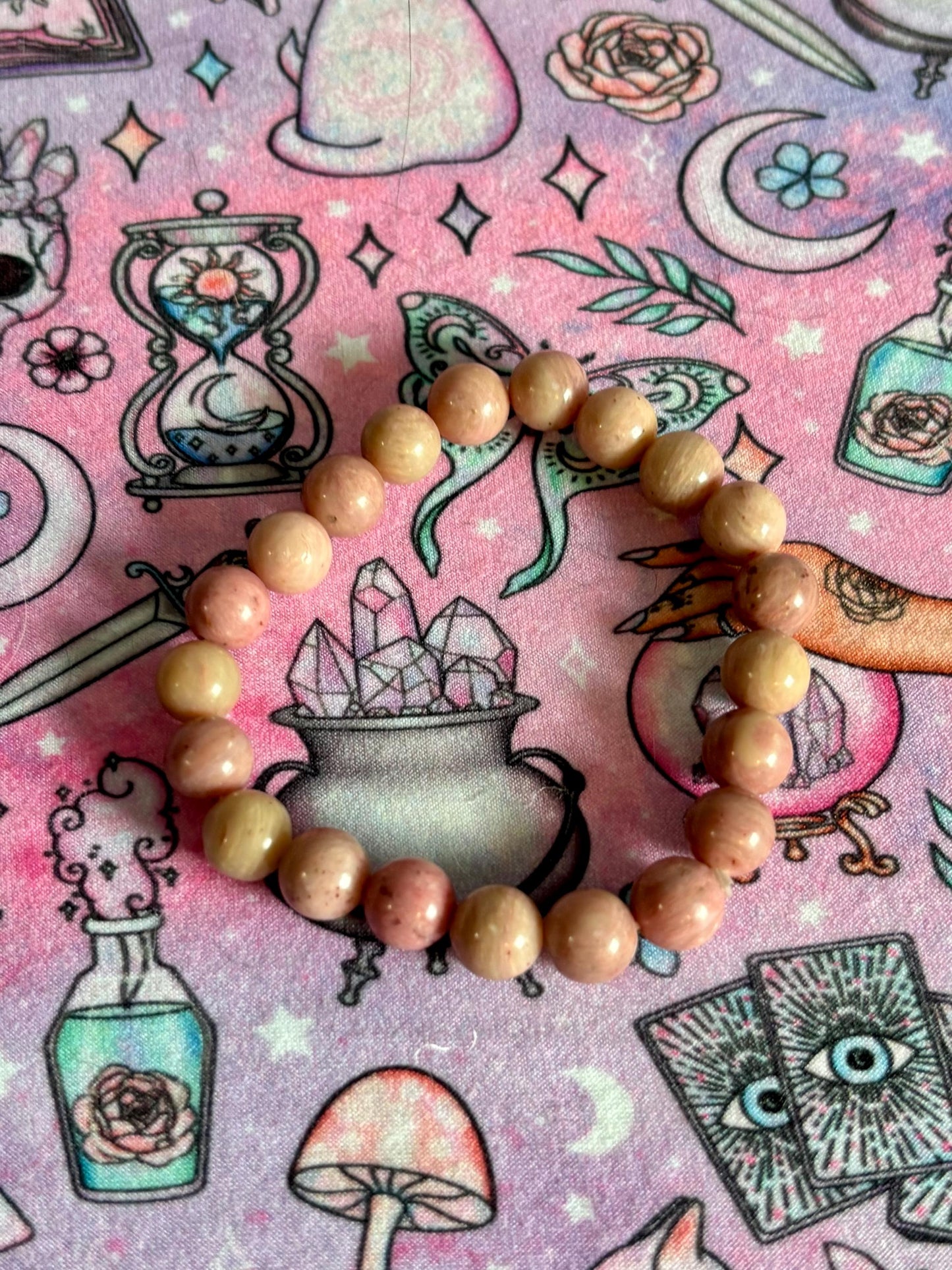Fashion Beaded Bracelet, Stretch Bracelet, Crystals Bracelet, Charmed Bracelet, Boho Jewelry, Gift for Her