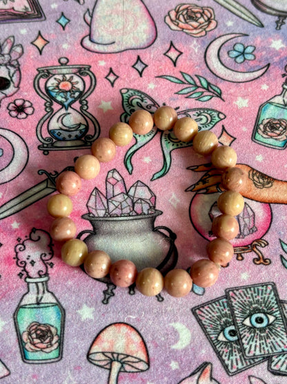Fashion Beaded Bracelet, Stretch Bracelet, Crystals Bracelet, Charmed Bracelet, Boho Jewelry, Gift for Her