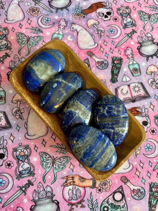 Lapis Lazuli Tumbled Stone * Lapis Lazuli * Tumbled Stones * Crystals * Witchcraft * Tumbled Crystals * Wiccan * Pagan * Witch