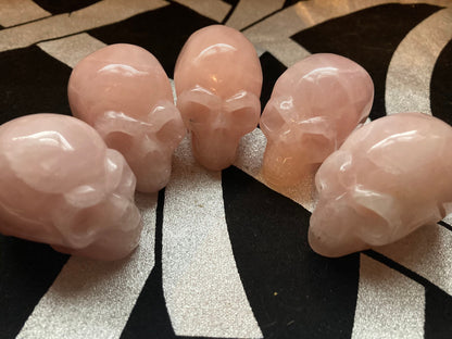 Crystal Skull * Rose Quartz Skull * Crystals * Witchcraft * Wiccan * Pagan * Altar Decoration * Spiritual Gift * Witch