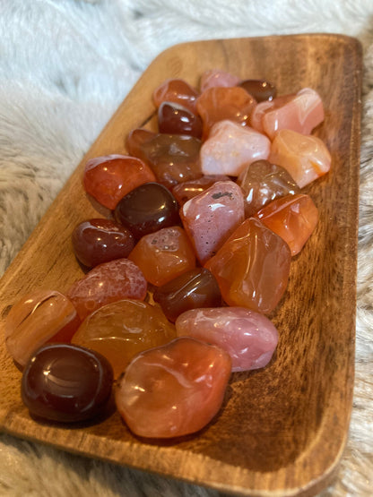 Red Agate Tumbled Stone * Red Agate * Tumbled Stones * Crystals * Witchcraft * Tumbled Crystals * Wiccan * Pagan * Witch