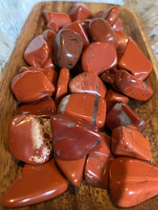Red Jasper Tumbled Stone * Red Jasper * Tumbled Stones * Crystals * Witchcraft * Tumbled Crystals * Wiccan * Pagan * Witch