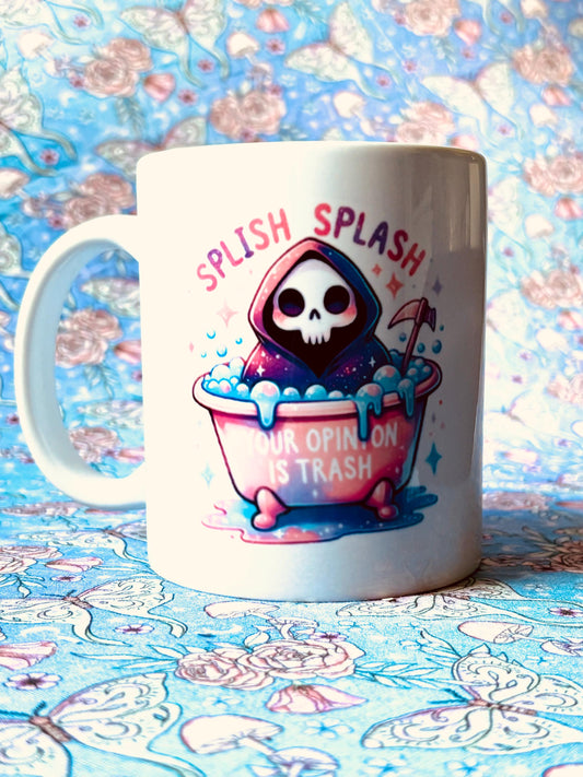 Your Opinion is Trash Coffee Cup * Sublimation * Sublimation Cup * Sublimation Coffee Cup * Sublimation Coffee Mug *Coffee Mug * Coffee Cup