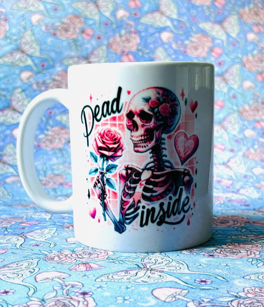 Dead Inside Coffee Cup * Sublimation * Sublimation Cup * Sublimation Coffee Cup * Sublimation Coffee Mug *Coffee Mug * Coffee Cup
