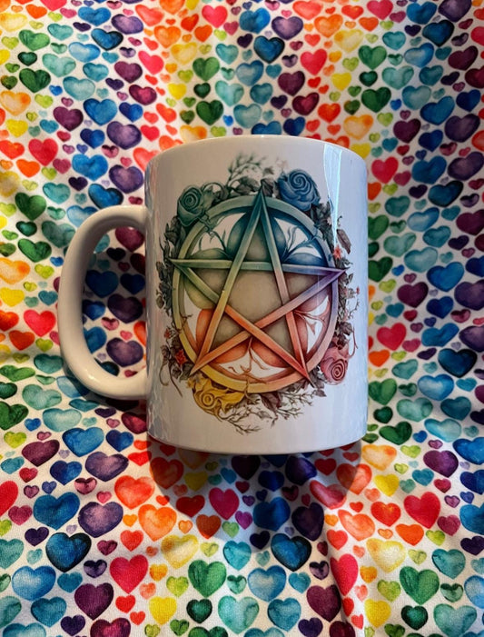 Pentacle Coffee Cup * Sublimation * Sublimation Cup * Sublimation Coffee Cup * Sublimation Coffee Mug *Coffee Mug * Coffee Cup