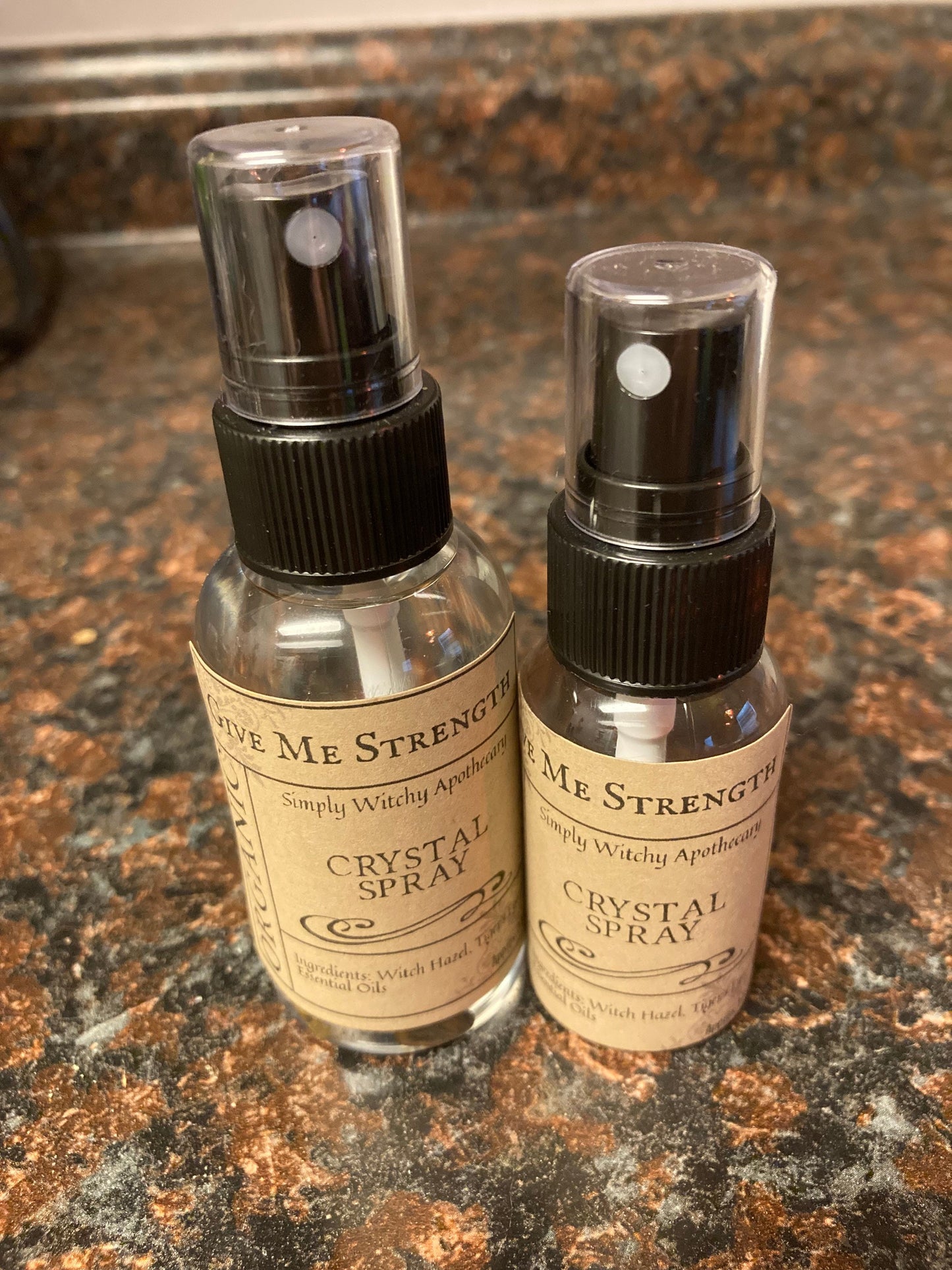 Crystal Spray * Strength Spray * Give Me Strength* Strength Crystal Spray