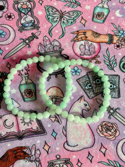 Fashion Beaded Bracelet, Stretch Bracelet, Crystals Bracelet, Charmed Bracelet, Boho Jewelry, Gift for Her