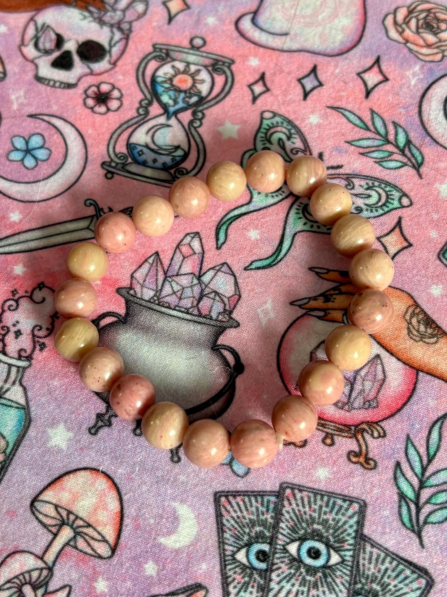 Fashion Beaded Bracelet, Stretch Bracelet, Crystals Bracelet, Charmed Bracelet, Boho Jewelry, Gift for Her