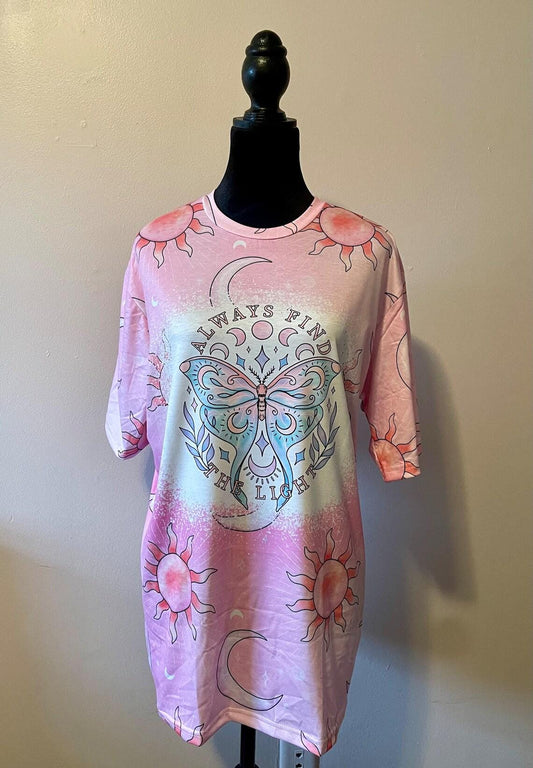 Always Find The Light~ Sublimation ~ Witchy Shirt ~ Witchy Clothing ~ Pagan Clothing ~Witches ~ Witch Clothing ~ Pagan ~ Spiritual
