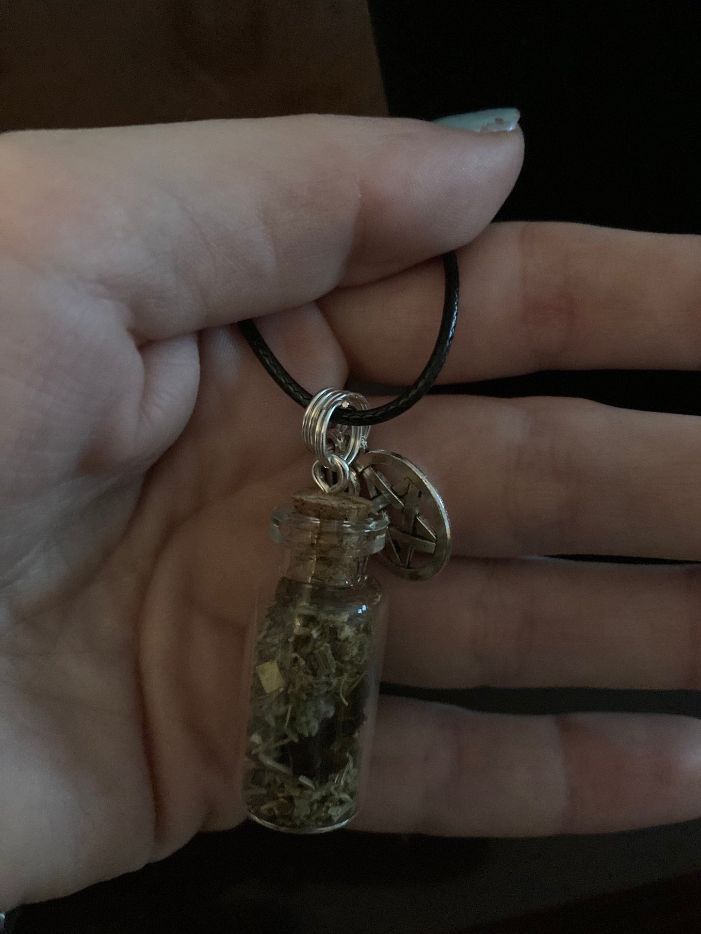 Job Offer Employment Spell Jar Necklace