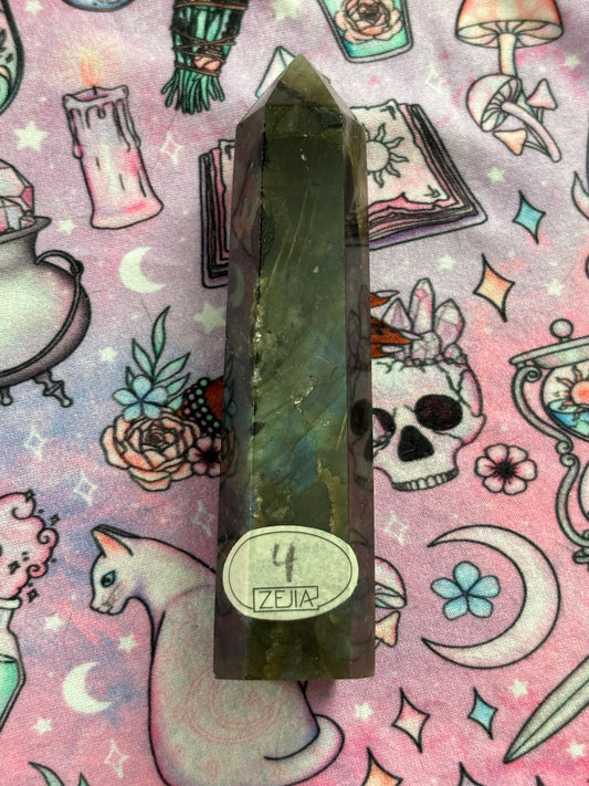Discounted Pieces * Labradorite Tower* Crystals * Witchcraft * Wiccan * Pagan * Altar Decoration * Spiritual Gift * Witch