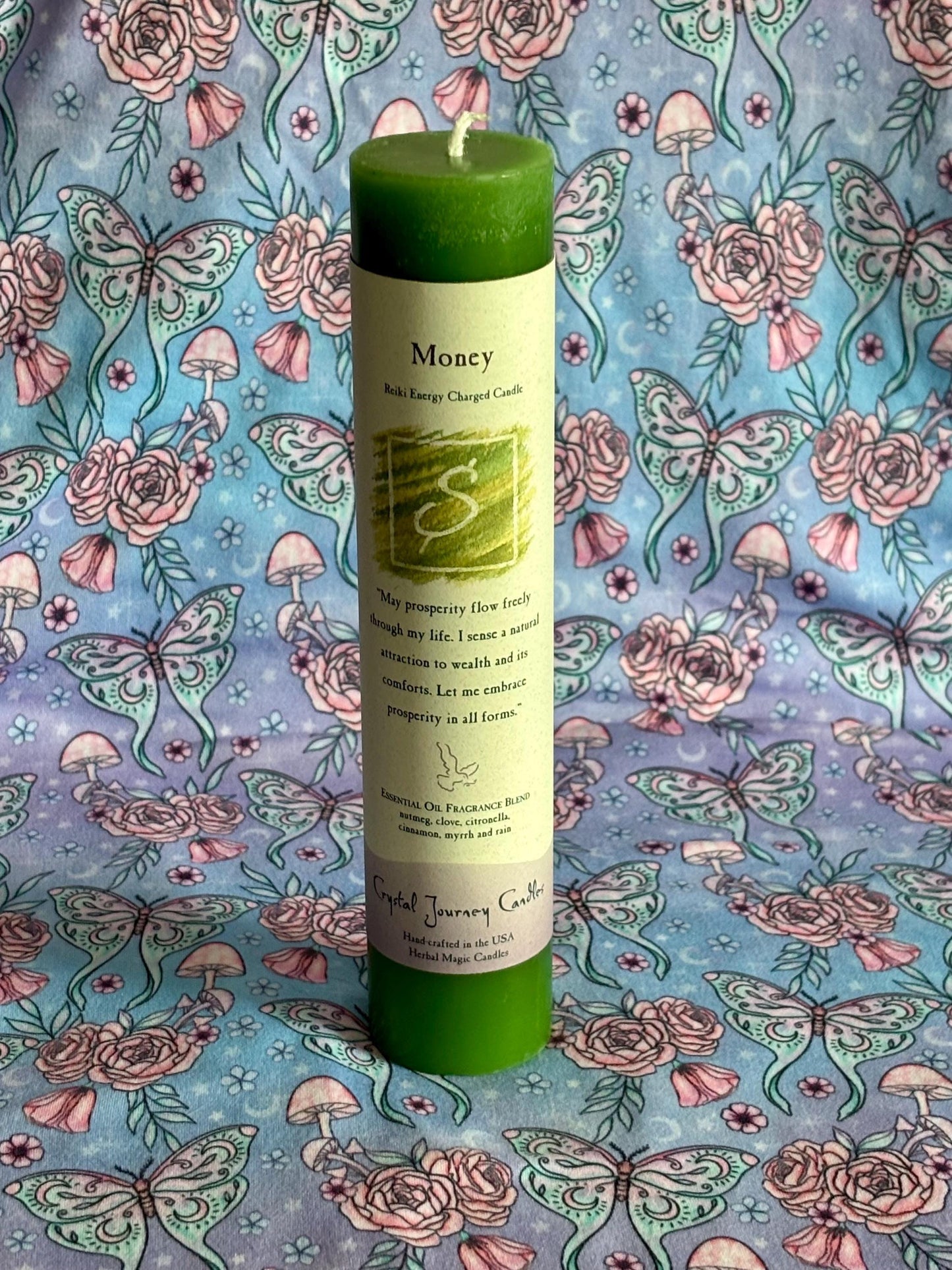 Money Spell Candle ~ Abundance Spell Candle ~ Cash Spell Candle ~ Witchcraft ~ Spell Candles ~ Wiccan ~ Pagan ~ Witch ~ Spellwork