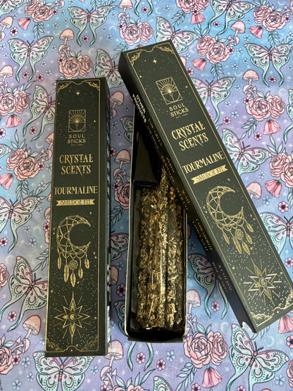 Black Tourmaline, Housewarming Witchcraft Crystal Smudge Kit, Cleansing Kit For Wiccans, Ritual Supplies, Perfect For Pagans, For Beginners,