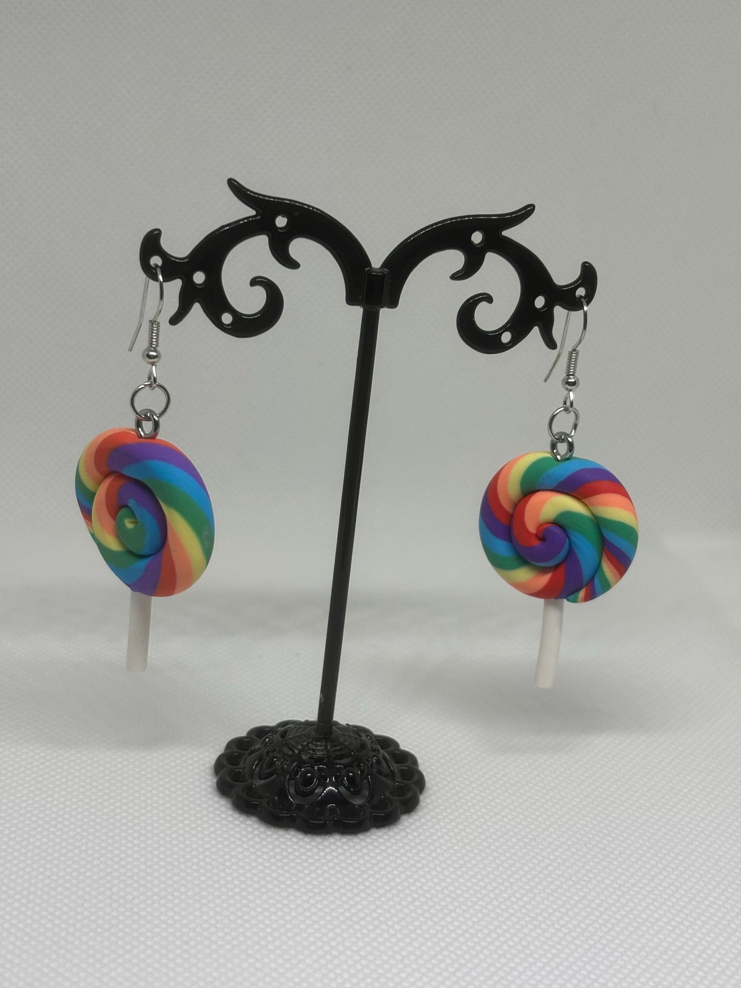 Pride Earrings * Candy Earrings * Lollipop  Earrings * Tarot Card Earrings * Rainbow Earrings * Dangle Earrings *Rainbow Swirl Earring