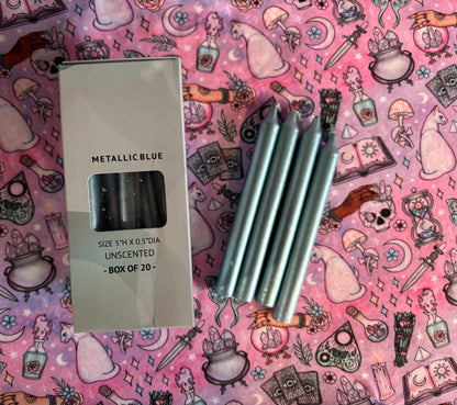 Metallic Chime Candles ~ Spell Candles ~ Small Candles ~ Witchcraft ~ Spell work ~ Witchy ~ Wiccan ~ Pagan ~ Craft Supplies