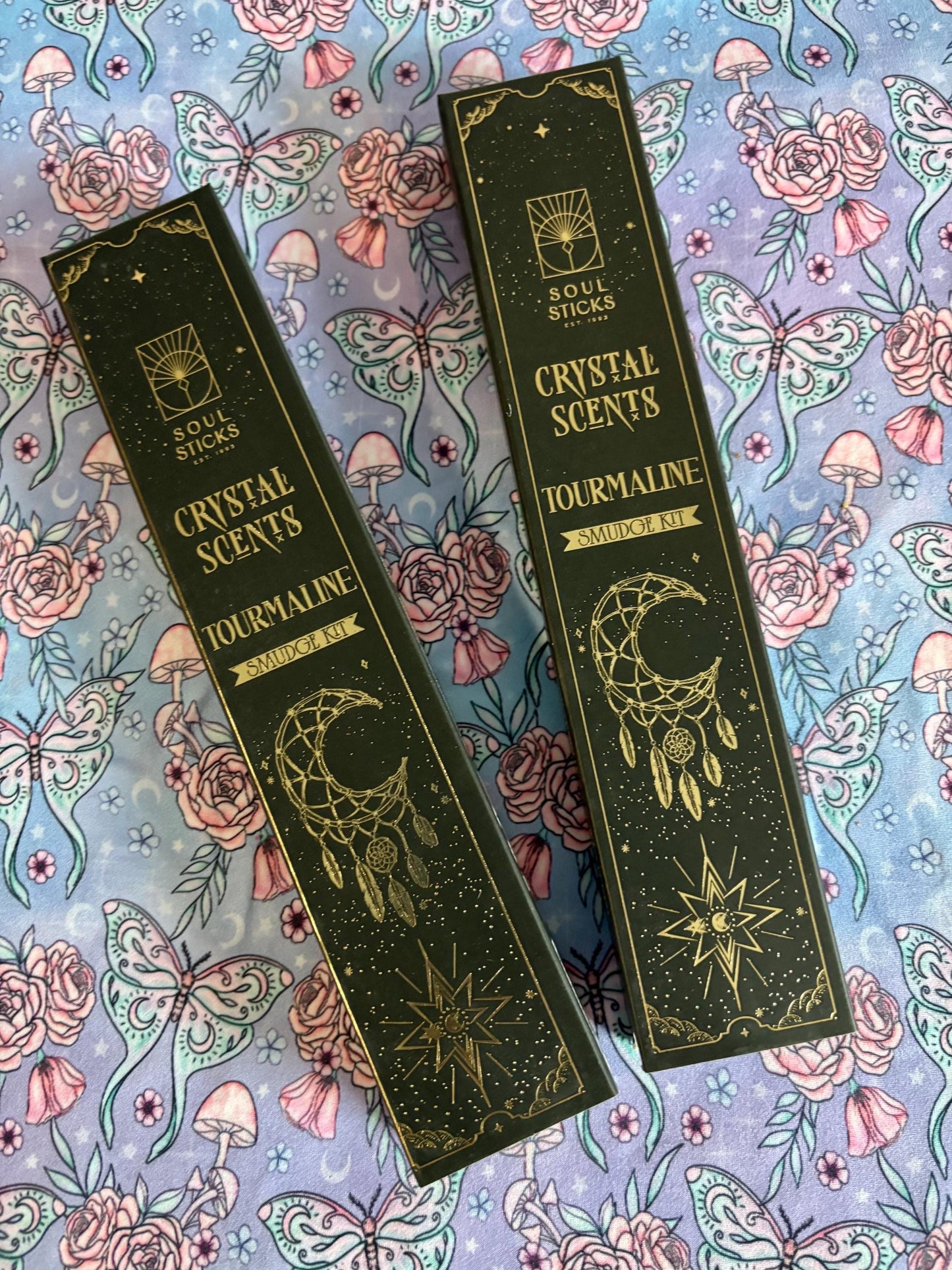 Black Tourmaline, Housewarming Witchcraft Crystal Smudge Kit, Cleansing Kit For Wiccans, Ritual Supplies, Perfect For Pagans, For Beginners,