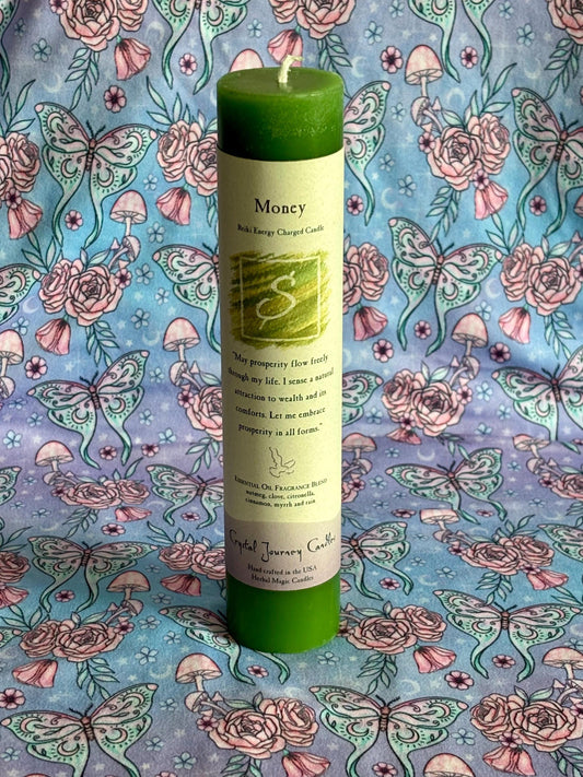 Money Spell Candle ~ Abundance Spell Candle ~ Cash Spell Candle ~ Witchcraft ~ Spell Candles ~ Wiccan ~ Pagan ~ Witch ~ Spellwork