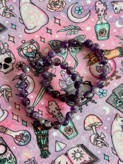 Fashion Beaded Bracelet, Stretch Bracelet, Crystals Bracelet, Charmed Bracelet, Boho Jewelry, Gift for Her