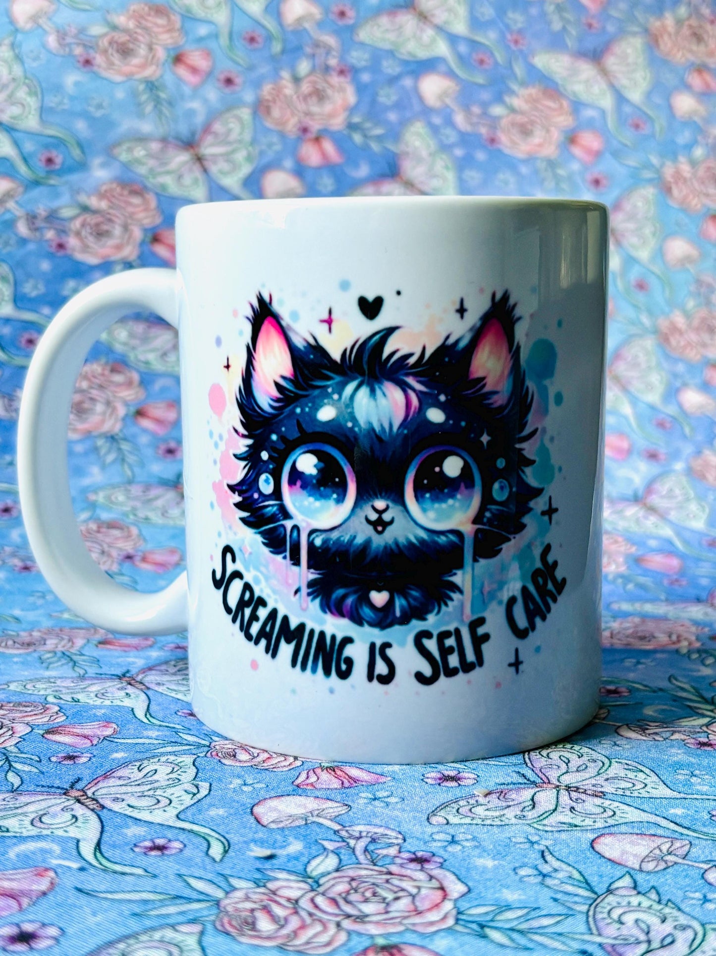 Screaming is Self Care Coffee Cup * Sublimation * Sublimation Cup * Sublimation Coffee Cup * Sublimation Coffee Mug *Coffee Mug * Coffee Cup