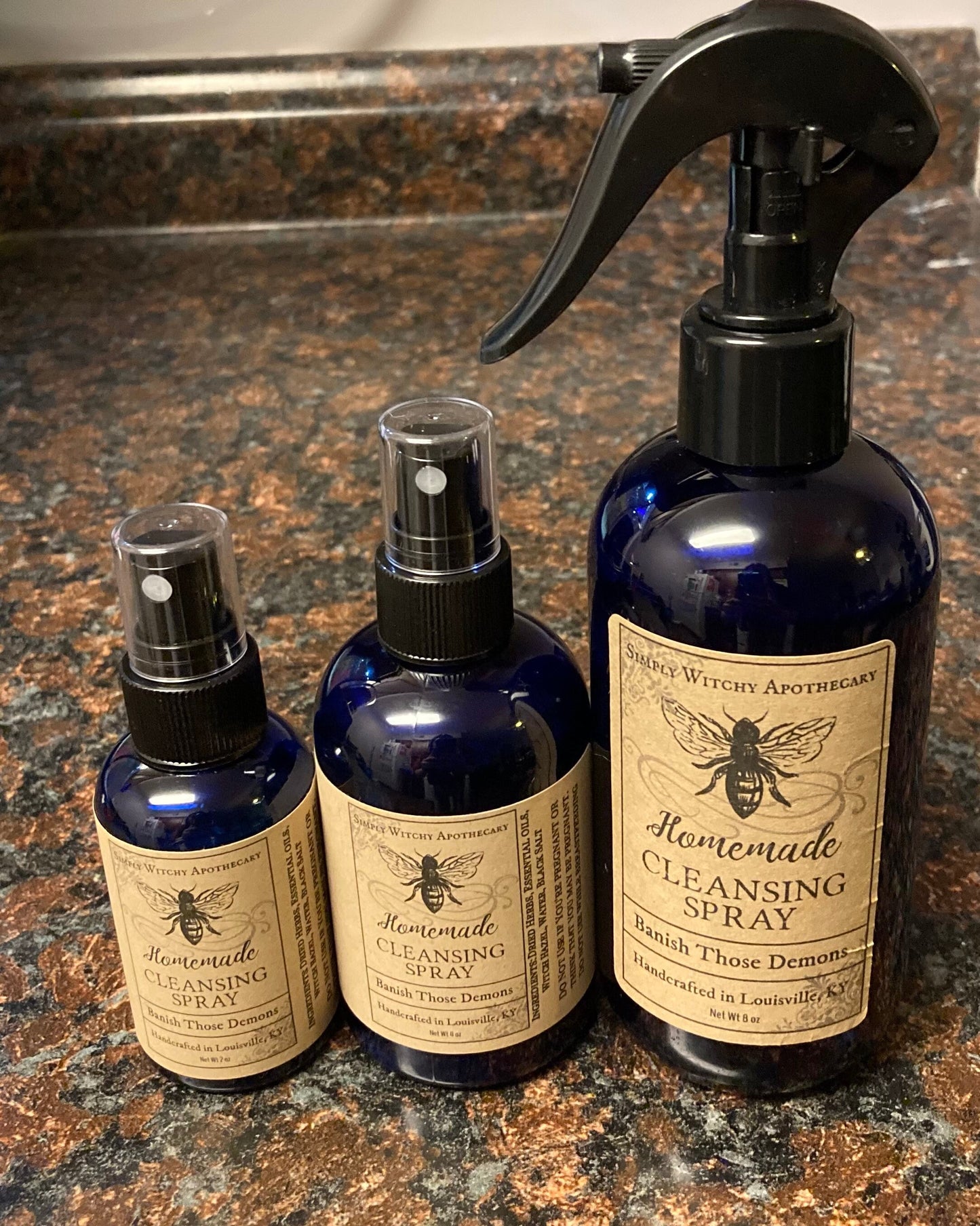 Cleansing Spray* Banish Those Demons * Protection Spray * 8 Ounces
