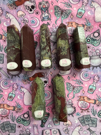 Discounted Pieces * Dragon Blood Tower* Crystals * Witchcraft * Wiccan * Pagan * Altar Decoration * Spiritual Gift * Witch