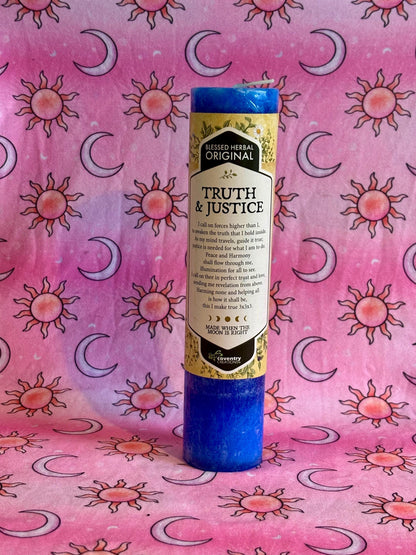 Truth And Justice Ritual Candle, Court Candle, Get Justice, Spell Candle, Ritual Candle, Truth And Justice Candle, Justice Ritual