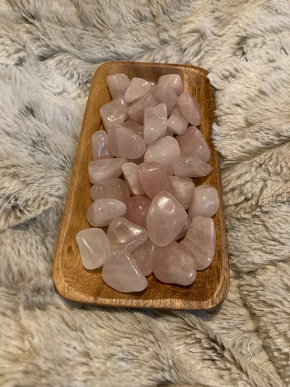 Rose Quartz Tumbled Stone * Rose Quartz * Tumbled Stones * Crystals * Witchcraft * Tumbled Crystals * Wiccan * Pagan * Witch