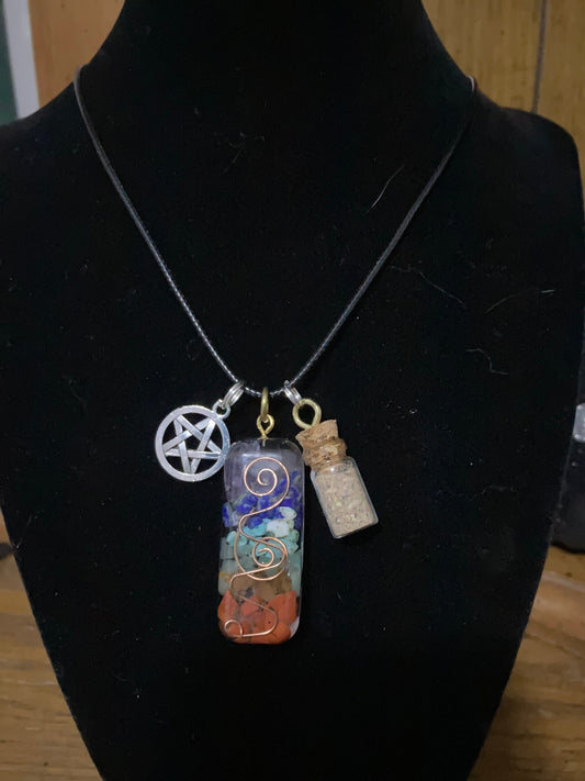 Chakra Healing Energy Spell Necklace