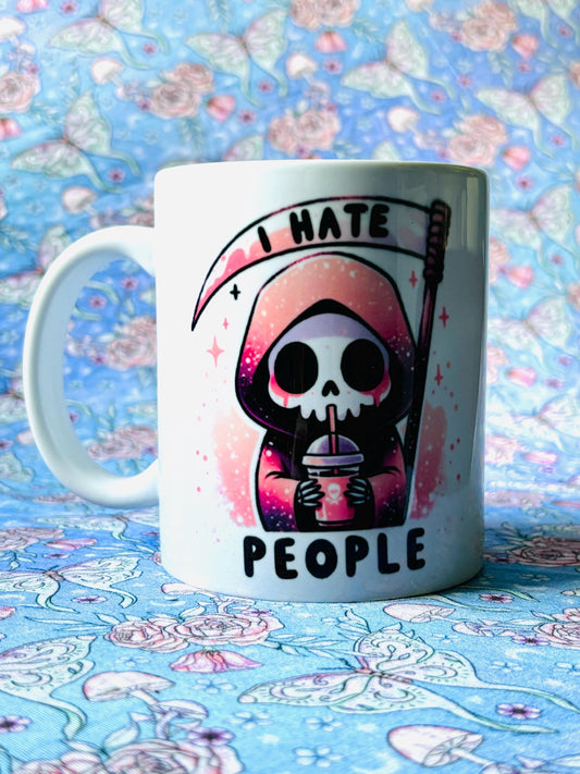 I hate People Coffee Cup * Sublimation * Sublimation Cup * Sublimation Coffee Cup * Sublimation Coffee Mug *Coffee Mug * Coffee Cup