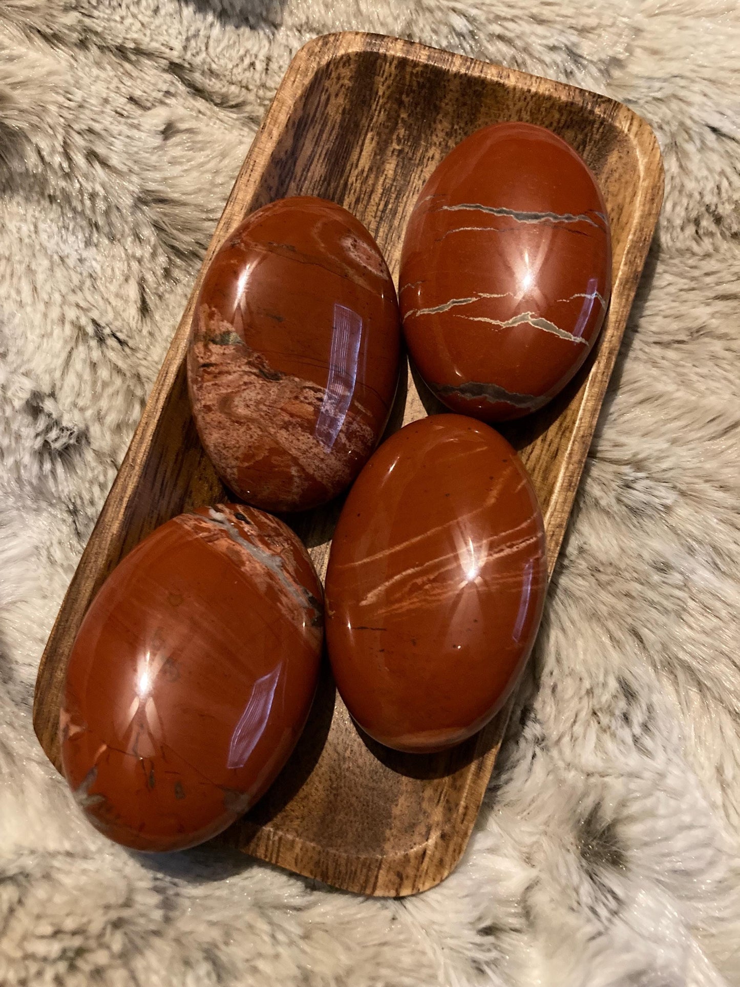 Red Jasper Palm Stone* Crystals * Witchcraft * Wiccan * Pagan * Altar Decoration * Spiritual Gift * Witch