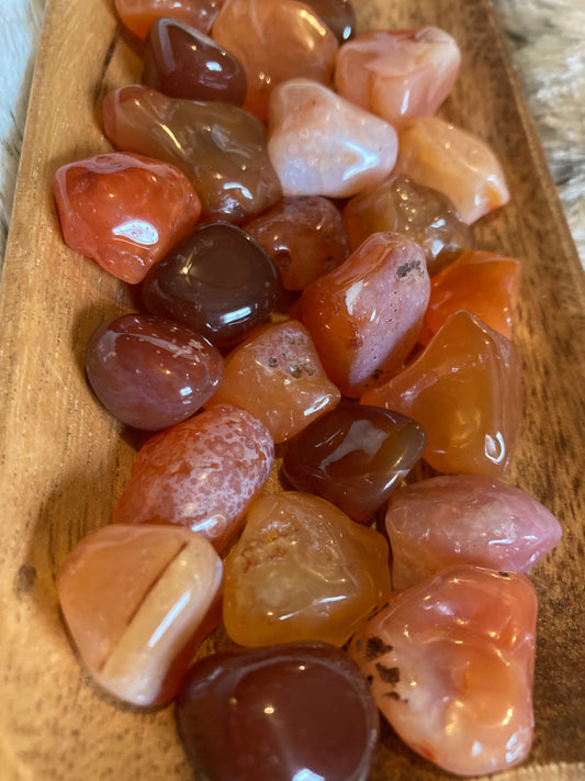 Red Agate Tumbled Stone * Red Agate * Tumbled Stones * Crystals * Witchcraft * Tumbled Crystals * Wiccan * Pagan * Witch