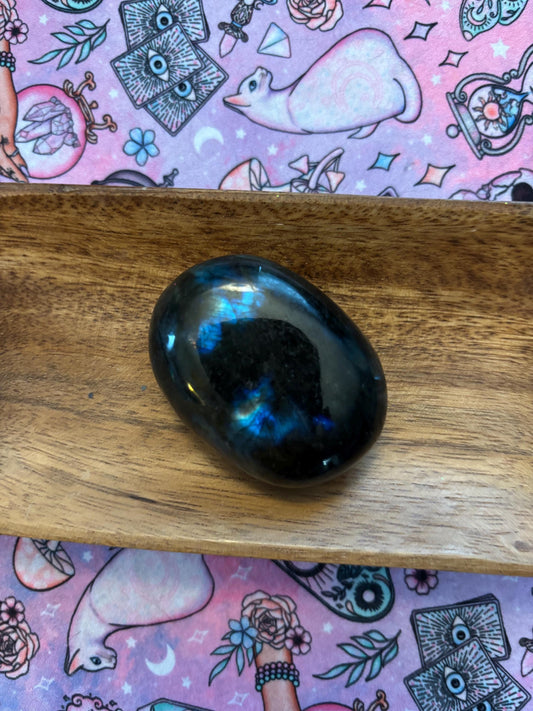 Labradorite Crystal Palm Stones * Crystal Palm Stone * Meditation Stone * Absorb Negativity * Intuition Stone * Palm Stone * Witchy * Pagan