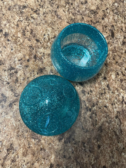 Handmade Glitter Mushroom Trinket Box ~ Jewelry Box ~ Household Decor