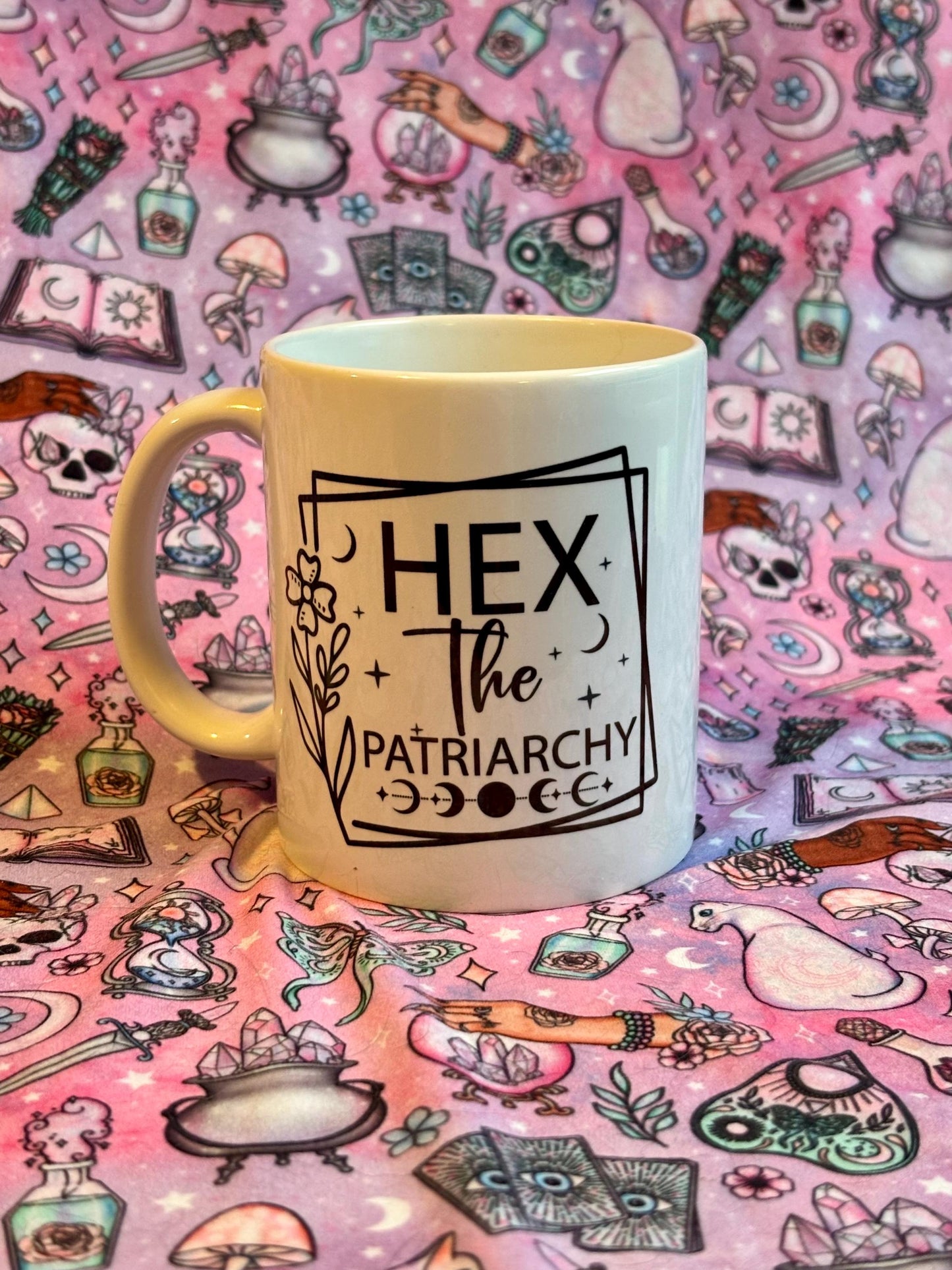 Hex The Patriarchy Coffee Cup * Sublimation * Sublimation Cup * Sublimation Coffee Cup * Sublimation Coffee Mug *Coffee Mug * Coffee Cup