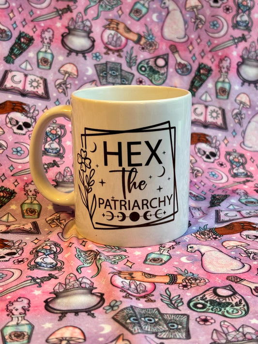 Hex The Patriarchy Coffee Cup * Sublimation * Sublimation Cup * Sublimation Coffee Cup * Sublimation Coffee Mug *Coffee Mug * Coffee Cup